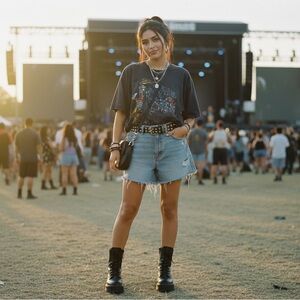 Lynyrd Skynyrd & 3 Doors Down Band Tee - Black - Size XL